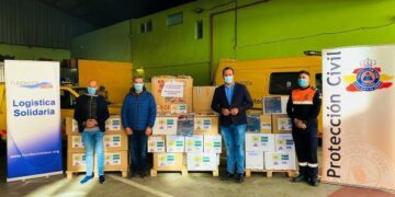 Más de media tonelada de productos para ayudar a los damnificados de La Palma