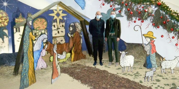 Belén navideño y un photocall en las dependencias del Ayuntamiento