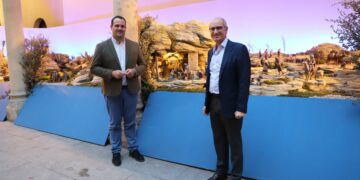 El Patio de La Salina acoge el Belén navideño realizado por ‘La Morana’