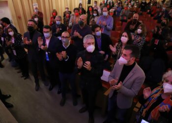 Tudanca y Grande Marlaska clausuran el Congreso que sitúa a Serrada como líder de los socialistas de Salamanca