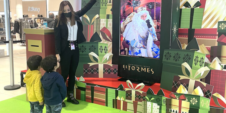 Primer contacto de los niños de Salamanca con los Reyes Magos