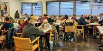 Los mayores finalizan las actividades trimestrales con la fiesta de Navidad