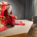 Los niños de Carbajosa, los primeros en visitar a Papá Noel y entregarle sus cartas de regalos y peticiones