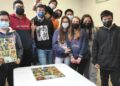 Los chicos de CiberCarba, ganadores de la categoría junior del VI Concurso Provincial de Puzzles
