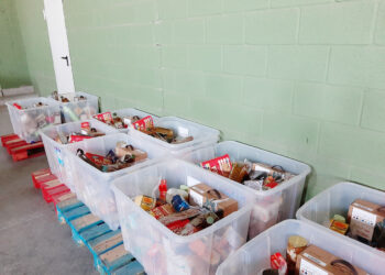 Lotes de productos navideños para las familias beneficiarias del Fondo de Alimentos Municipal