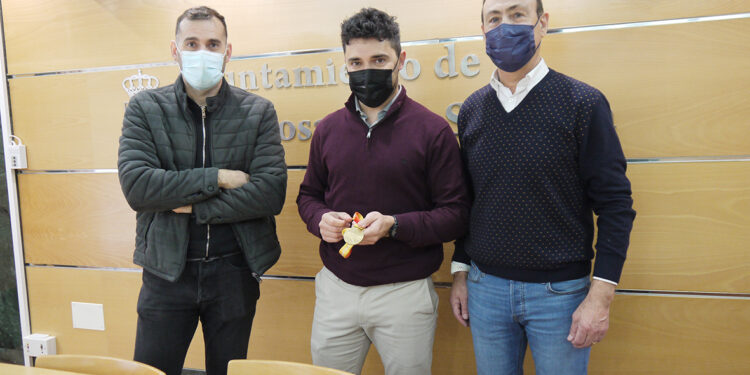 Recepción oficial al campeón de España de Atletismo y vecino de Carbajosa, Ismael Blanco