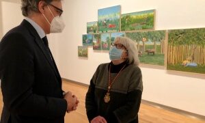 La salmantina Isabel Villar presenta en el DA2 la expo ‘Leones en el jardín’