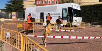 Las unidades móviles de antígenos llegan esta semana a Aldeatejada, Castellanos y Santa Marta
