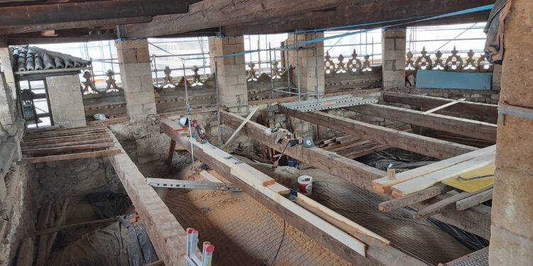 Intervención global en el convento de ‘Las Úrsulas’ para acabar con los problemas estructurales de la cubierta