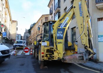 Comienzan las obras de la calles Álvaro Gil y Ancha
