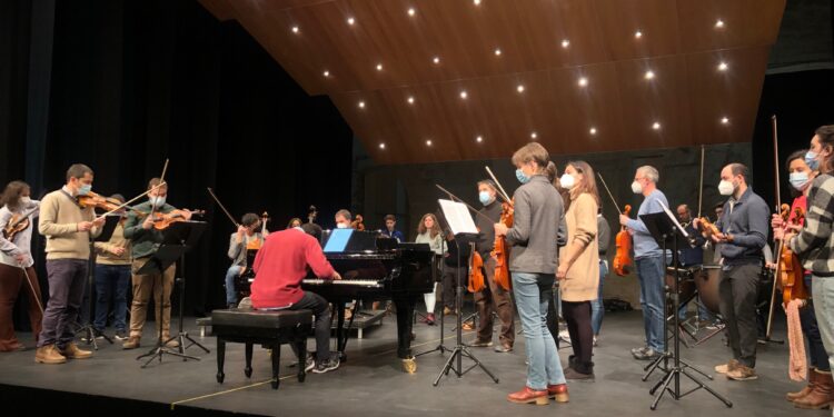 Puesta de largo de la Orquesta Clásica para conmemorar el XX aniversario de Salamanca como ‘Ciudad Europea de la Cultura’