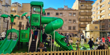 Finalizan las obras de la zona infantil de la Plaza del Campillo