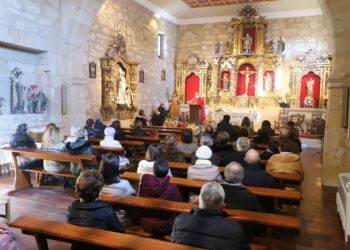 La misa, única celebración del día grande en honor a San Vicente