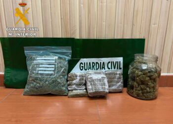 Detenido en Ciudad Rodrigo un varón con varios paquetes de hachís y marihuana en su vehículo