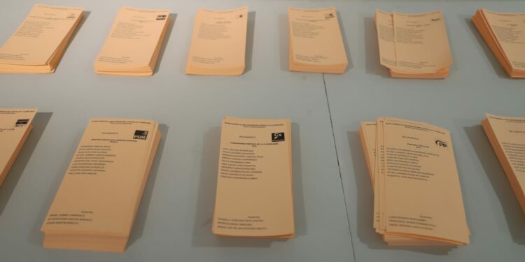 El avance de participación de las 14:45 horas arroja datos superiores al 30 por ciento