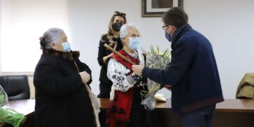 Las águedas retoman su fiesta y salen a la calle con Mari Paz González como aguedera mayor