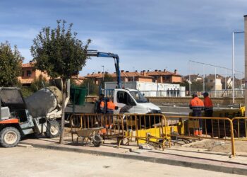 Comienza la instalación del circuito de calistenia que estará listo para su uso a mediados de marzo