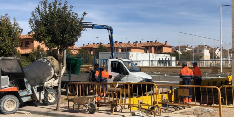 Comienza la instalación del circuito de calistenia que estará listo para su uso a mediados de marzo