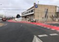 El Consistorio cambia la pintura del carril bici del polígono industrial para reforzar la seguridad vial en este tramo
