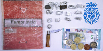 Detenido en Béjar un varón con trece envoltorios de hachís