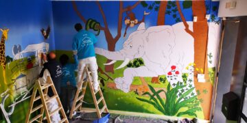 Los alumnos de las AFE de Jardinería y Pintura comienzan las actuaciones prácticas en instalaciones municipales y la creación del invernadero para producir planta ornamental para las zonas verdes