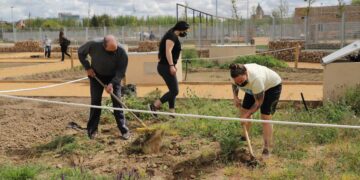 El Ayuntamiento creará una zona de captación de agua para los huertos urbanos