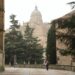 Salamanca amanece cubierta de polvo por las partículas en suspensión que llegan de África