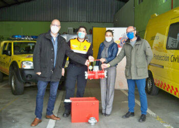 El Consistorio recibe el equipo portátil para la comprobación de hidrantes y bocas de incendio