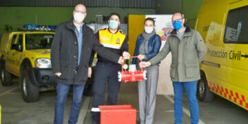 El Consistorio recibe el equipo portátil para la comprobación de hidrantes y bocas de incendio