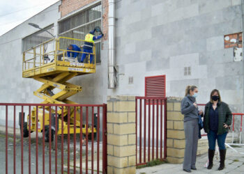 Arrancan las obras de reparación de la fachada de la Escuela Municipal Infantil