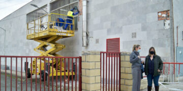 Arrancan las obras de reparación de la fachada de la Escuela Municipal Infantil