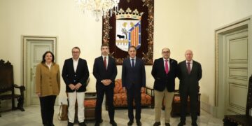 Una delegación portuguesa se interesa por la Plataforma Logística Intermodal