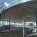 Instalada la gran cubierta que convertirá la pista exterior en un segundo pabellón polideportivo de 1.278 metros