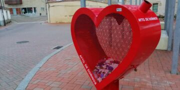 Nuevo corazón solidario para reciclar tapones de plástico y ayudar a los niños enfermos