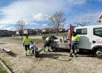 Nueva zona para hacer ejercicios biosaludables en Carpihuelo