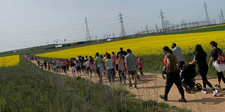 Villamayor ‘sale de marcha’ para apoyar a los niños afectados por la guerra de Ucrania