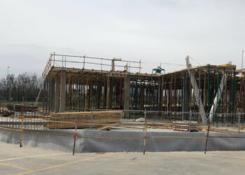 Avanzan a buen ritmo las obras del futuro cuartel de la Guardia Civil