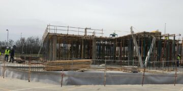 Avanzan a buen ritmo las obras del futuro cuartel de la Guardia Civil