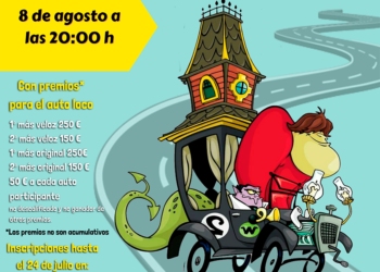 La velocidad y la originalidad tendrán premio en la Carrera de Autos Locos que llega por primera vez al municipio este verano