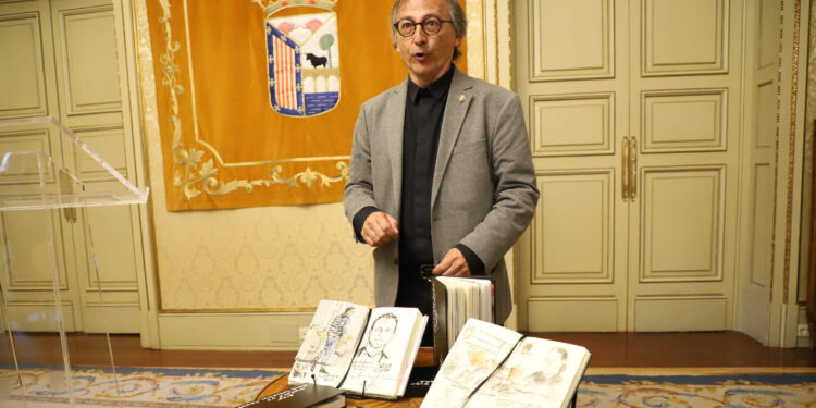 ‘Mientras dure la guerra’, el Cuaderno realizado por Miguel Elías durante el rodaje de la película de Amenábar