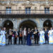El centro de Salamanca se mueve al ritmo de las ‘callejoneadas’ mexicanas