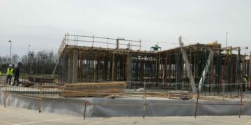 El secretario de Estado de Seguridad visita las obras del cuartel de la Guardia Civil de Santa Marta