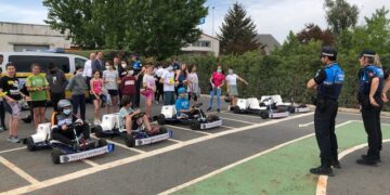 Los escolares de 4º a 6º de Primaria, los primeros en aprender Educación Vial con karts eléctricos