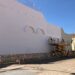El frontón municipal ya está preparado para convertirse en lienzo de la gran pintura mural que decorará el municipio