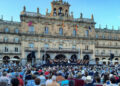 Sheila Blanco y la Joven Orquesta Sinfónica Ciudad de Salamanca ofrecen un concierto en la Plaza Mayor