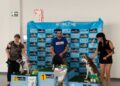 La Exposición Canina reúne a 56 participantes con sus mascotas en Villares