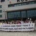 Manifestación de la Junta de Personal del Hospital para exigir mejores condiciones laborales