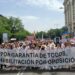 Secretarios, interventores y tesoreros salmantinos protestan en Madrid contra las 807 plazas que el Gobierno pretende «regalar» a interinos sin superar la oposición