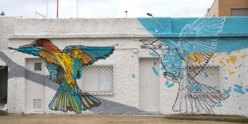 Últimos retoques para recibir al ‘martín pescador’ e inaugurar el paseo Francisco Bernis