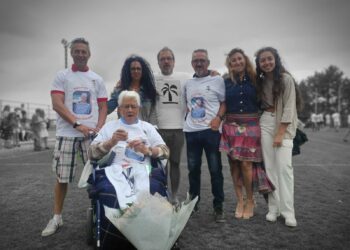 El campo de fútbol de Doñinos ya lleva el nombre de Joaquín Grimaldo, el impulsor del deporte rey en el municipio